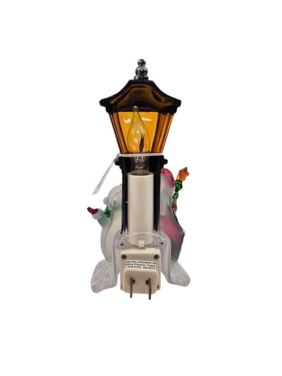 Roman Inc Night Light Snowman Santa Christmas Holiday Decor Swivel Plug NIB - Picture 6 of 10